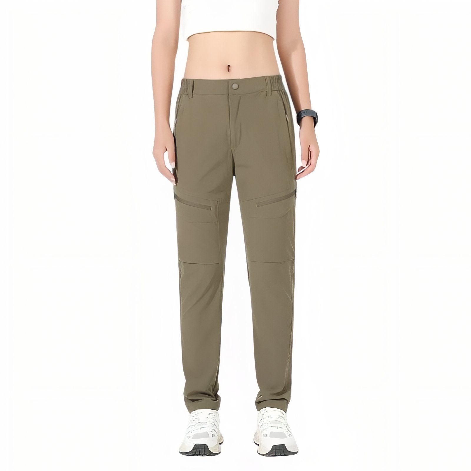 Pantalon Randonnée Femme Imperméable & Protection Coupe-Vent- Cargo Pants