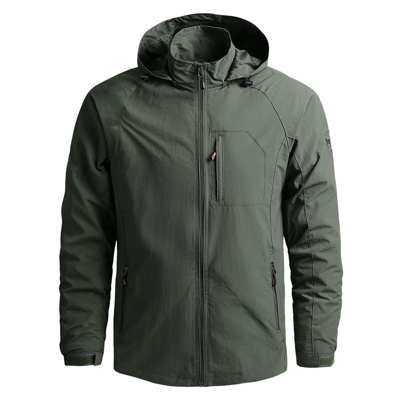 Veste Randonnée Homme Étanche & Respirante à Capuche Amovible - StormEdge