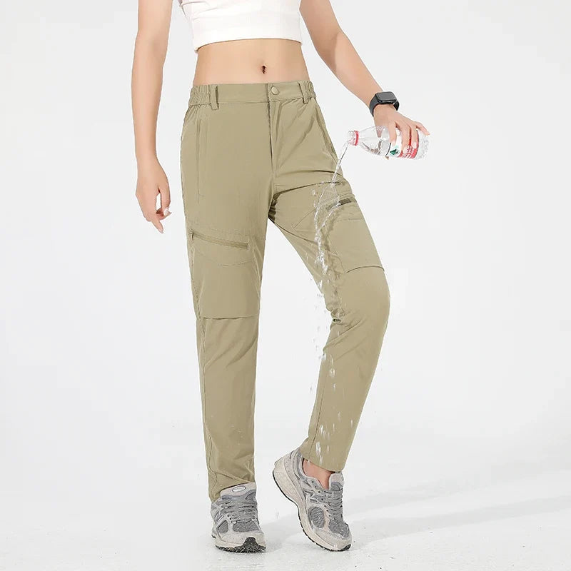 Pantalon Randonnée Femme Léger, Déperlant & Séchage Rapide - Cargo Pants