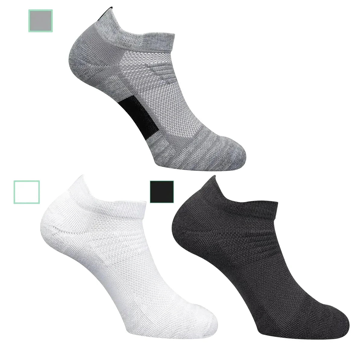 Chaussette Randonnée Basse Respirante – Confort Technique & Séchage Rapide (Lot de 1 à 3 Paires) - DryStride