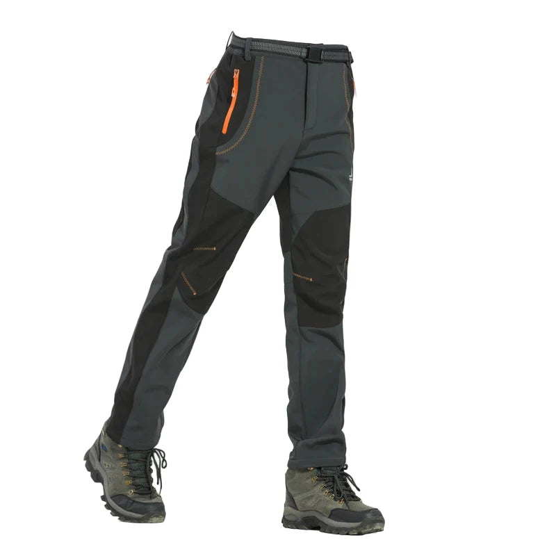 Pantalon Randonnée Homme Imperméable Softshell Doublé Polaire – SnowPeak