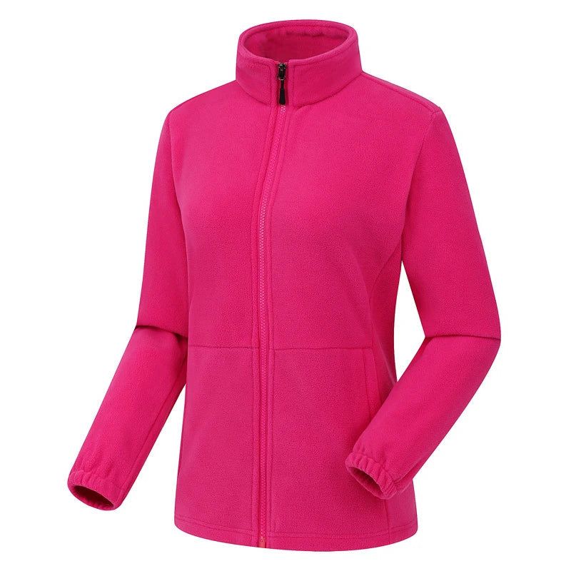Veste Randonnée Femme Polaire Thermique Coupe-Vent et Respirante - AlpenFleece