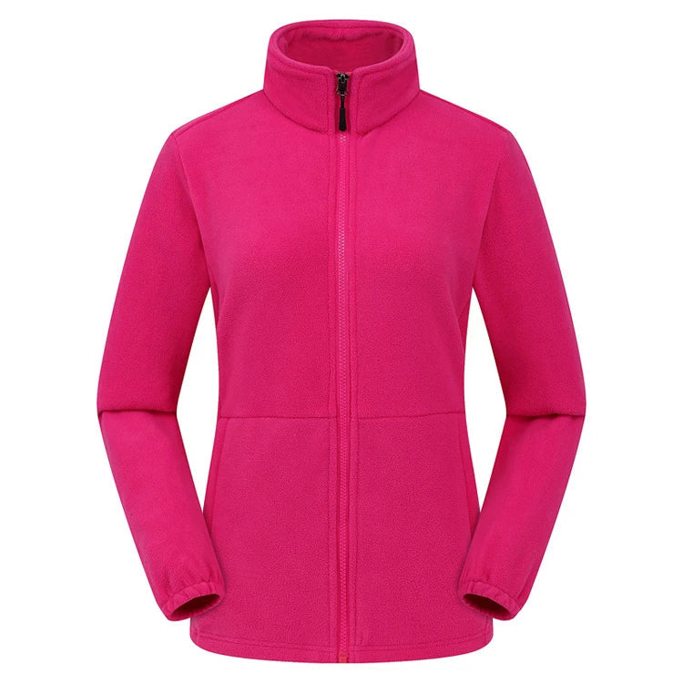 Veste Randonnée Femme Polaire Thermique Coupe-Vent et Respirante - AlpenFleece