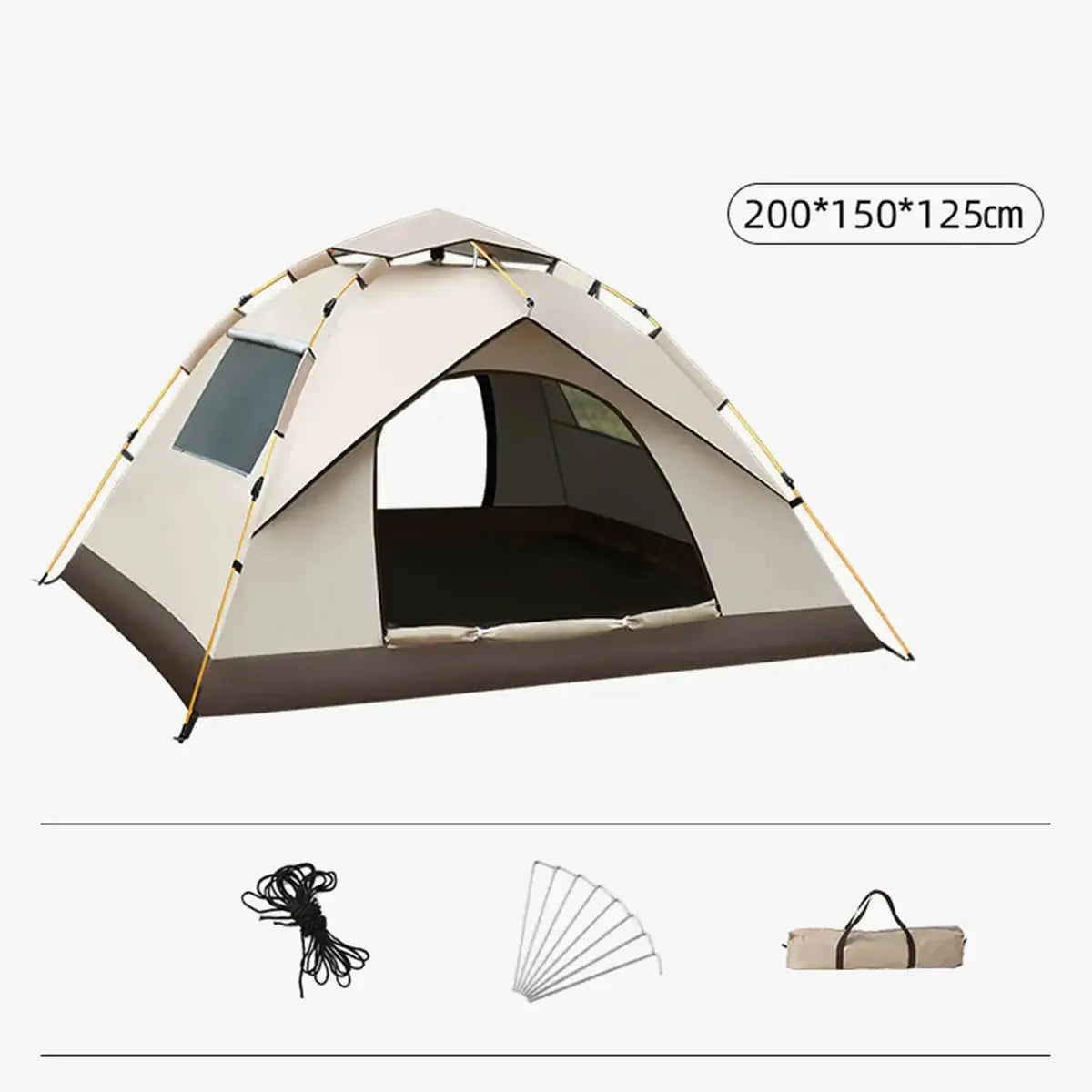 Tente Randonnée Instantanée 3–4 personnes – QUICKSHELTER 3-4P