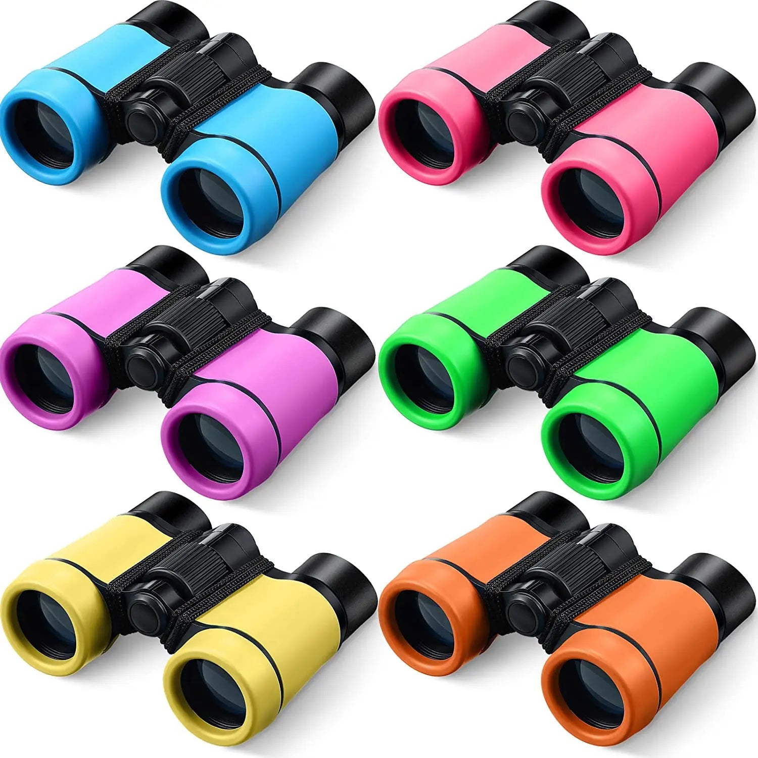 Jumelles Randonnée Enfant NATURELOOK Kids 4x30 – Légères, IPX4 & Protection Caoutchouc
