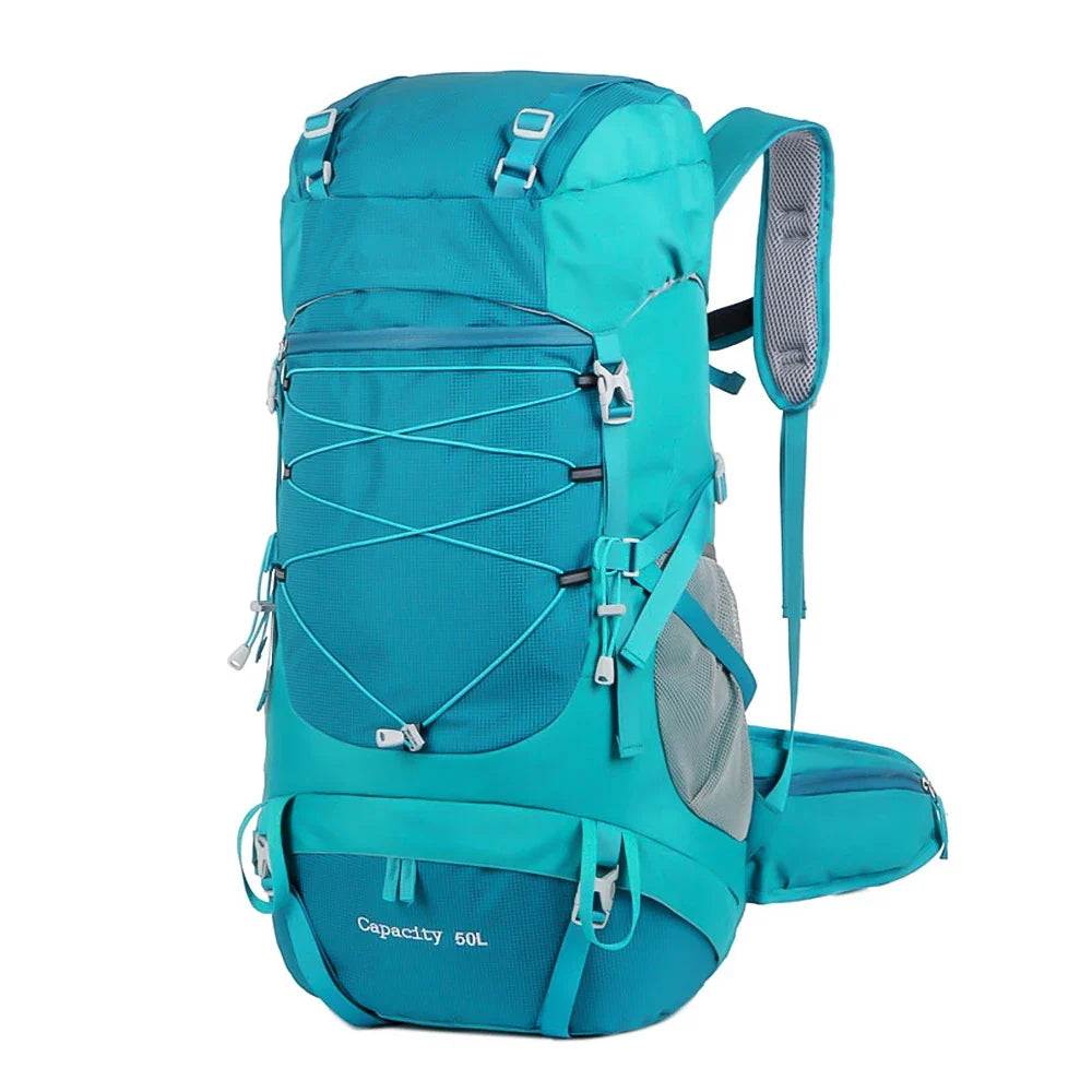 Sac de Randonnée 50L Imperméable Léger et Respirant en Nylon Ripstop Léger - TrailMaster 70