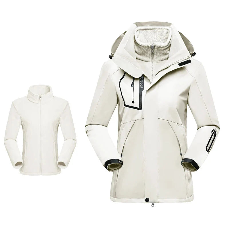 Veste Randonnée Femme Polaire et Imperméable - AureaShell