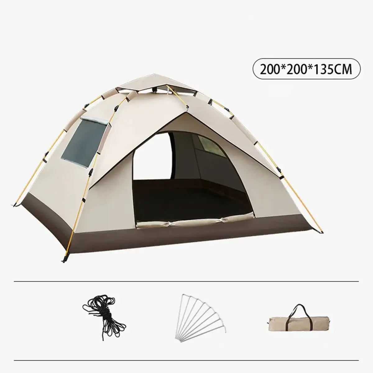 Tente Randonnée Instantanée 3–4 personnes – QUICKSHELTER 3-4P