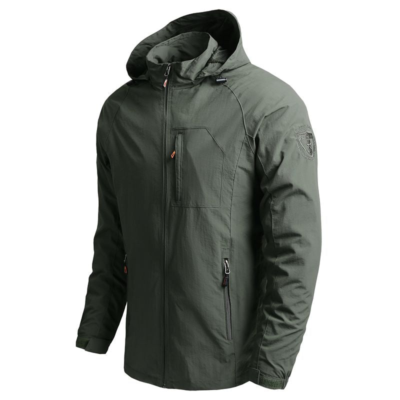 Veste Randonnée Homme Étanche & Respirante à Capuche Amovible - StormEdge