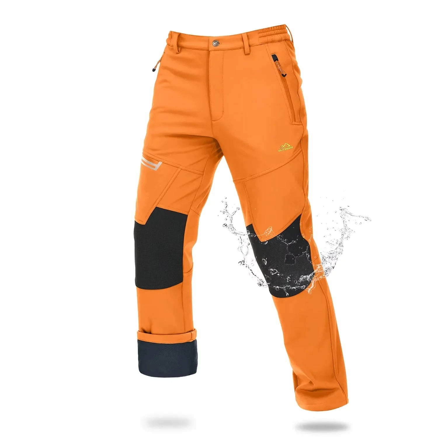 Pantalon Randonnée Homme Softshell Imperméable – Chaleur & Protection Outdoor - ThermoFlex